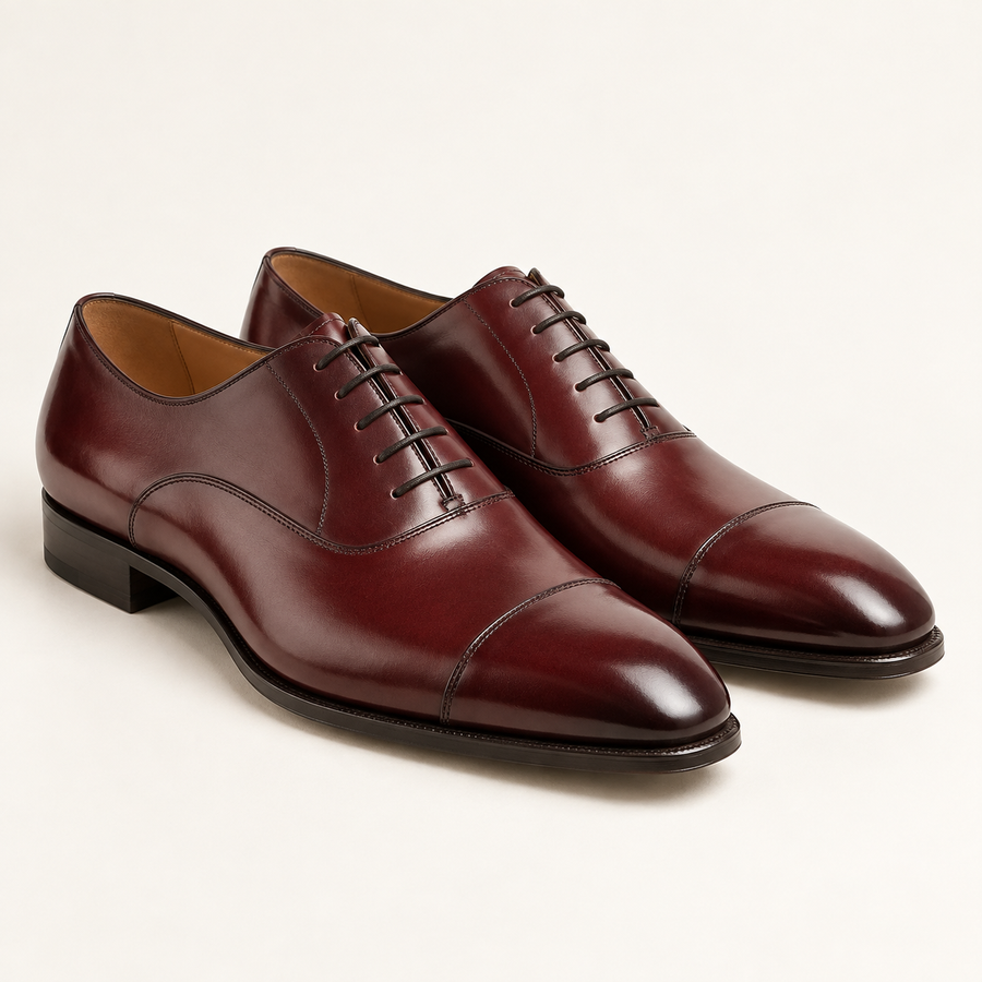 Cavendish Cap-Toe Oxfords