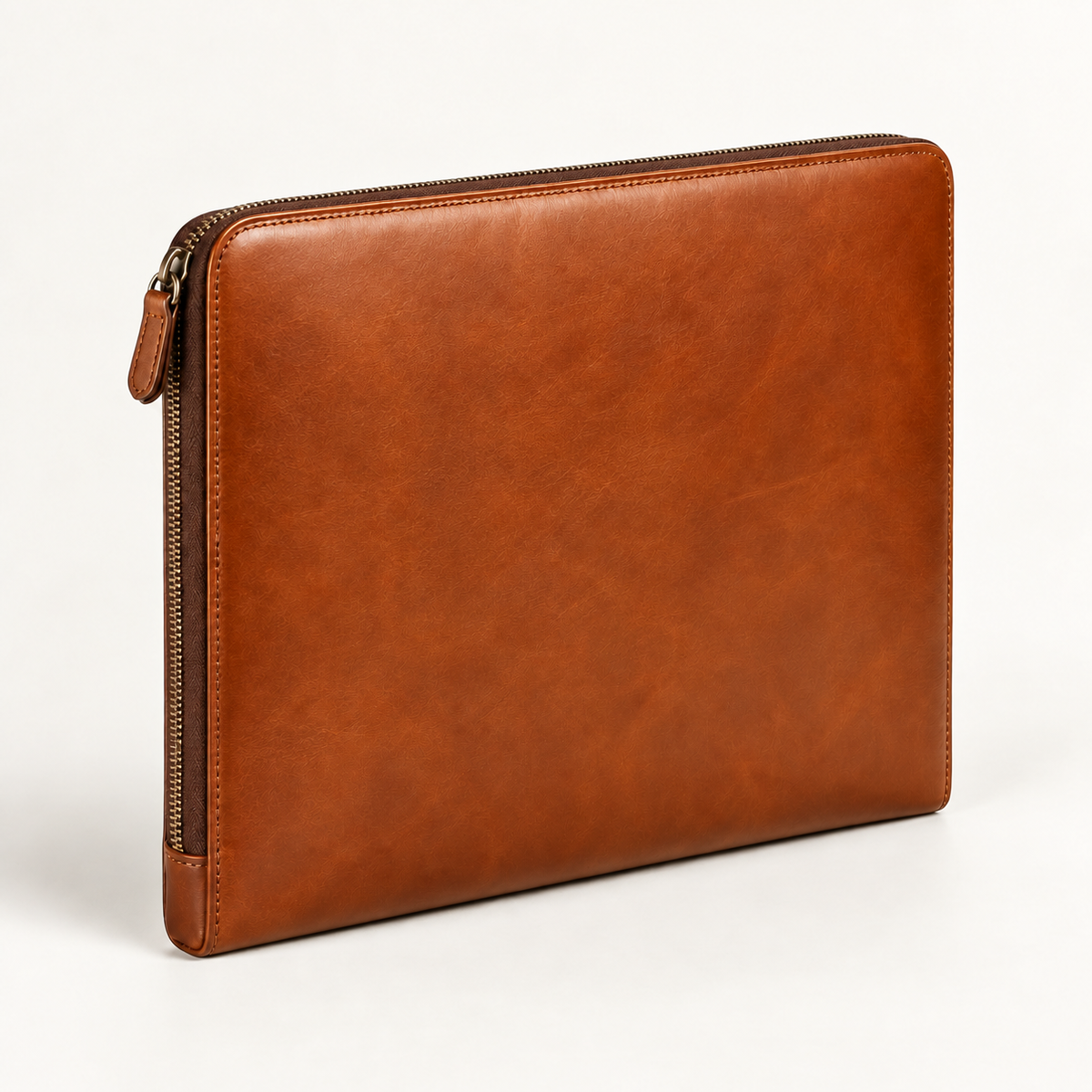 kingsley document folio cognac