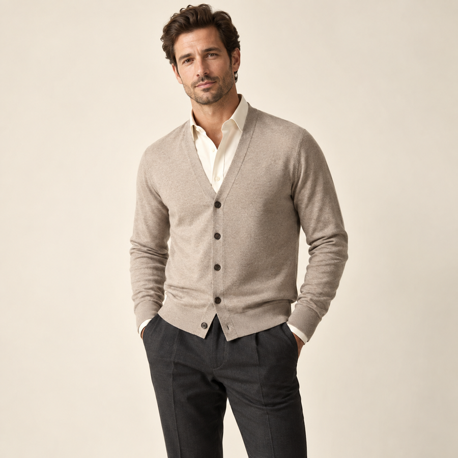 Fairfax Fine-Knit Cardigan
