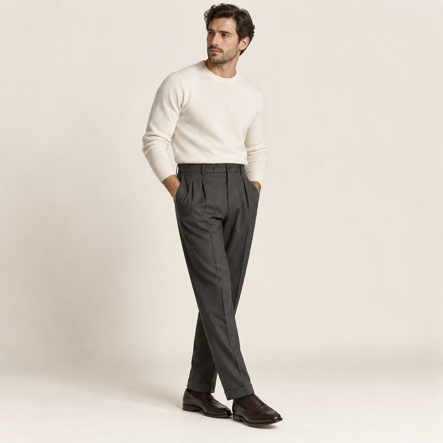 Chester Pleated Trousers