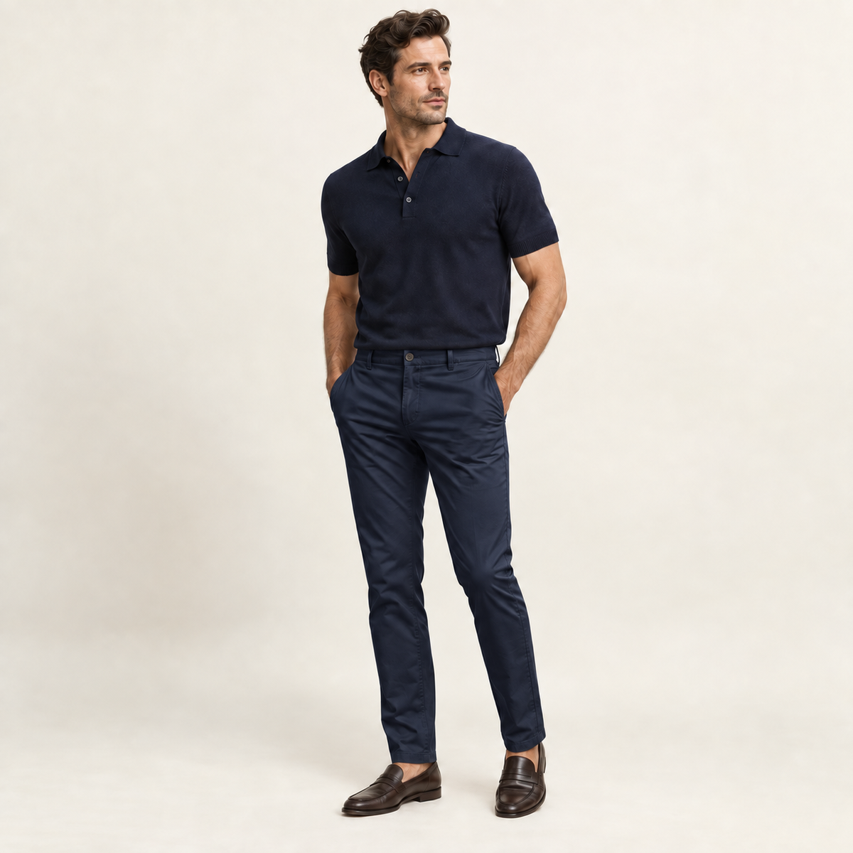 montrose twill chinos navy