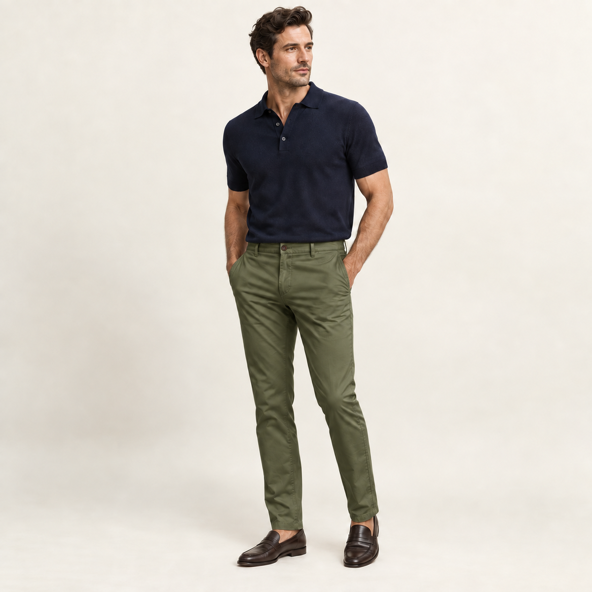 montrose twill chinos olive